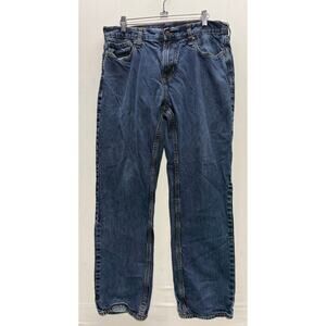 Old Navy Men's 34x32 Classic Fit Denim Jeans - Blue - Made in Bangladesh